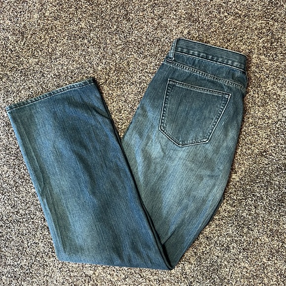 Men’s Banana Republic Jeans Distressed 32 x 30 Cotton Zipper Button Straight Leg - Picture 4 of 9